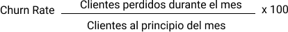 ¿Qué es el Churn Rate y cómo se calcula?